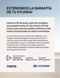 Extensión Garantia Hyundai